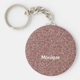 Minimalistisch Roos Gold Sleutelhanger