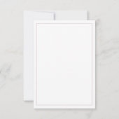 Minimalistisch Roos Gold Typografie Menu Keuze RSV (Achterkant)