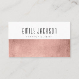 Minimalistisch Roos Gold Visitekaartje