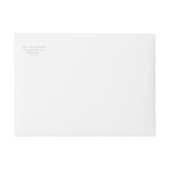 Minimalistisch Roos Gold Vrijgezellenfeest (Voorkant)