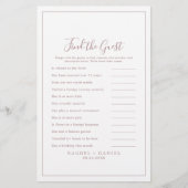 Minimalistisch Roos Gold Zoek het gastenweddenscha Flyer (Voorkant)