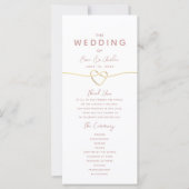 Minimalistisch Roos-weddenschap (Voorkant)