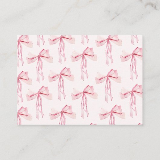 Minimalistisch roze boog recept Vrijgezellenfeest Informatiekaartje (Achterkant)