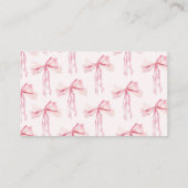 Minimalistisch roze boog recept Vrijgezellenfeest Informatiekaartje (Achterkant)