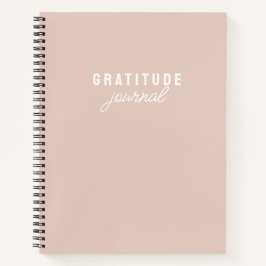 Minimalistisch Roze Dankbaarheidsjournaal Notitieboek
