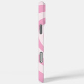 Minimalistisch Roze Modern Initiaal Monogram Case-Mate iPhone Case (Achterkant / Rechts)