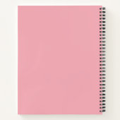 Minimalistisch Roze Spiraal Notebook – “Essentials Notitieboek (Achterkant)