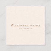 Minimalistisch roze Visitekaartje (Voorkant)