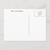 Minimalistisch RSVP Menu Custom Bride Groom Briefk (Achterkant)