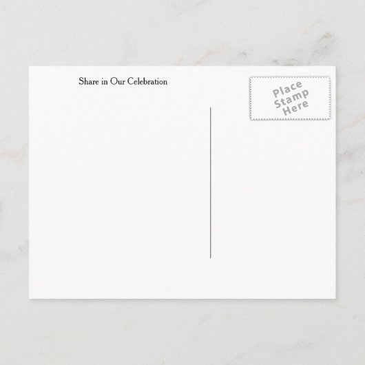Minimalistisch RSVP Menu Custom Bride Groom Briefk (Achterkant)