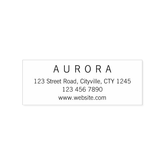 Minimalistisch Rubberstempel (Afrduk)