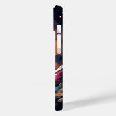  minimalistisch ruimteavontuur Case-Mate iPhone case (Achterkant / Links)