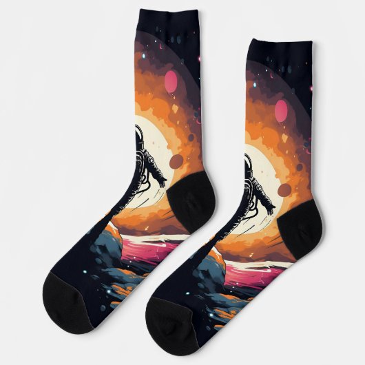  minimalistisch ruimteavontuur sokken (Links)