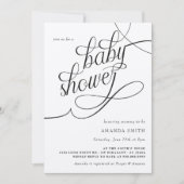 Minimalistisch Rustic Boho Gender Neutral Baby sho Kaart (Voorkant)