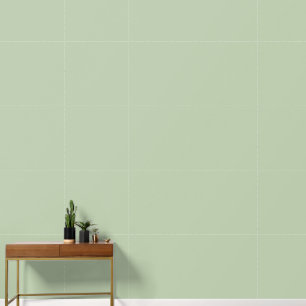 Minimalistisch Sage Green Behang