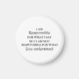 minimalistisch Sarcastisch, Grappig, Attitude ,quo Magneet