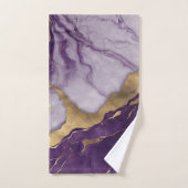 Minimalistisch Scandinavisch chique Lila Paarse ma Bad Handdoek (Handdoek)