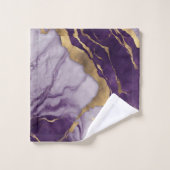 Minimalistisch Scandinavisch chique Lila Paarse ma Bad Handdoek (Wasdoekje)