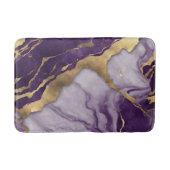 Minimalistisch Scandinavisch chique Lila Paarse ma Badmat (Voorkant)