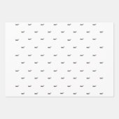 Minimalistisch schaalpatroon inpakpapier vel (Voorkant 2)