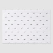 Minimalistisch schaalpatroon tissuepapier (Voorkant)