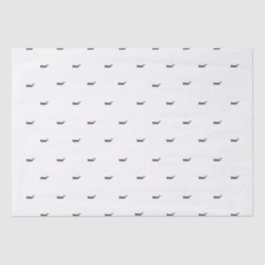 Minimalistisch schaalpatroon tissuepapier (Voorkant)