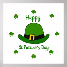 Minimalistisch Schattig Gelukkig St. Patrick's Da