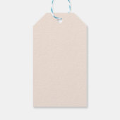 Minimalistisch schattig kerstcadeau label cadeaulabel (Achterkant)