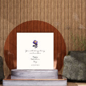 Minimalistisch Schattige Roos Vriendje Valentijns Kaart