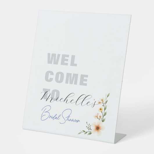 Minimalistisch Schattige Vrijgezellenfeest Reclamebord Met Voetstuk (Voorkant)