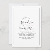 Minimalistisch scherm en zie kaart (Voorkant)