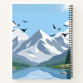 Minimalistisch schetsboek notitieboek (Achterkant)