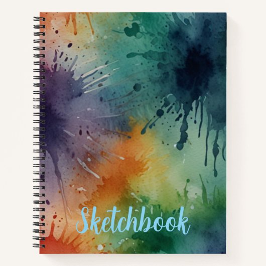 Minimalistisch schetsboek notitieboek (Voorkant)