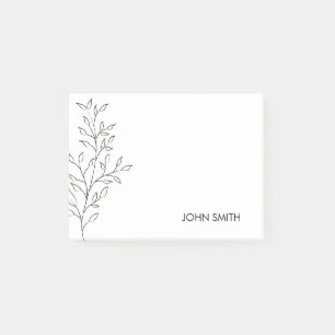 Minimalistisch schetsen post-it® notes