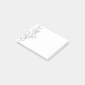 Minimalistisch schetsen post-it® notes (Schuin)