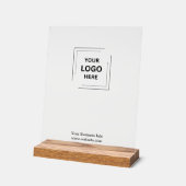 Minimalistisch Schoon Design | Aangepast Zakelijk Acryl Bord (Hoek)