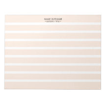 Minimalistisch schoon lichtroze strippatroon 11x8.