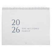 Minimalistisch Schoon Ontwerp Kalender (Hoes)