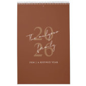 Minimalistisch Schoon Ontwerp Kalender (Hoes)