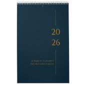 Minimalistisch Schoon Ontwerp Kalender (Hoes)