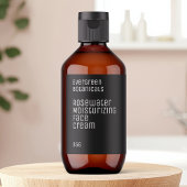 Minimalistisch schoonheidslabel - zwart-wit etiket