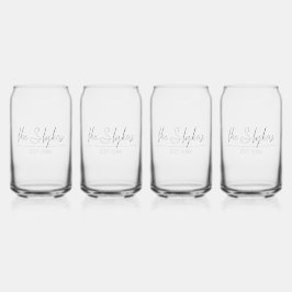 Minimalistisch schrift | blikvorm glas