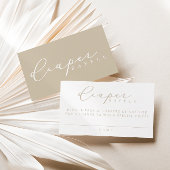 Minimalistisch Script Baby shower Luier Raffle Kaa Plaatskaartje