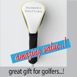 Minimalistisch script 🎨⛳ Creatief genie Golfheadcover