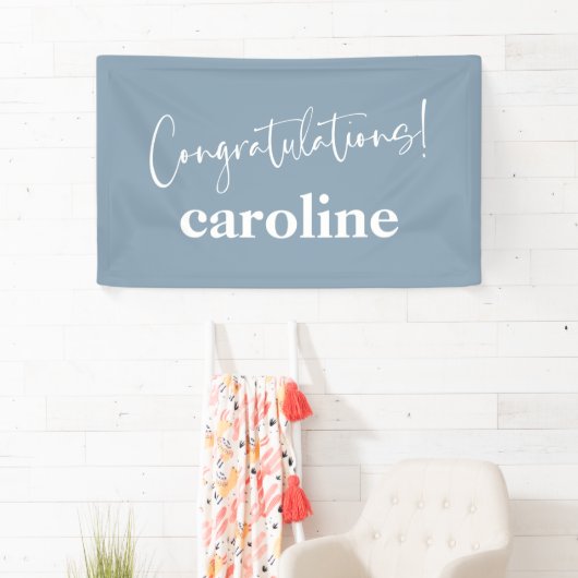Minimalistisch Script Custom Congratulation Dusty Spandoek (Insitu)