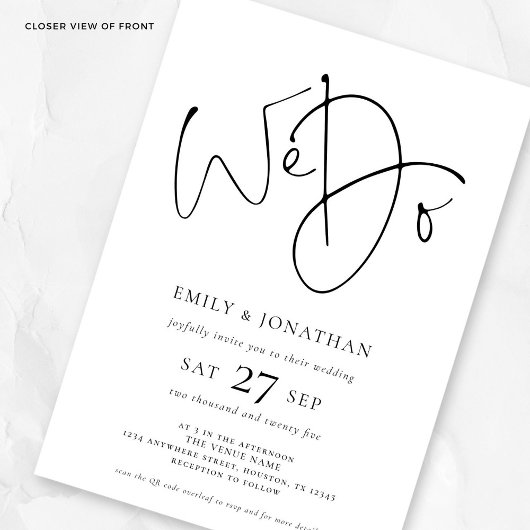 Minimalistisch script dat we QR Code Weddenschap d Kaart