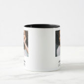 Minimalistisch script foto bruidsmeisje vraagje mok (Midden)