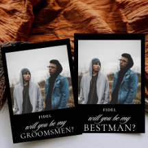 Minimalistisch Script Foto Getuige Aanzoek