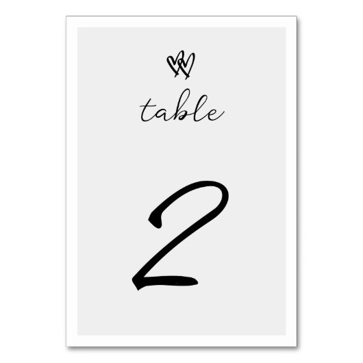 Minimalistisch Script Hand geschreven Typografie B Kaart (Achterkant)