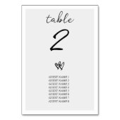 Minimalistisch Script Hand geschreven Typografie B Kaart (Voorkant)